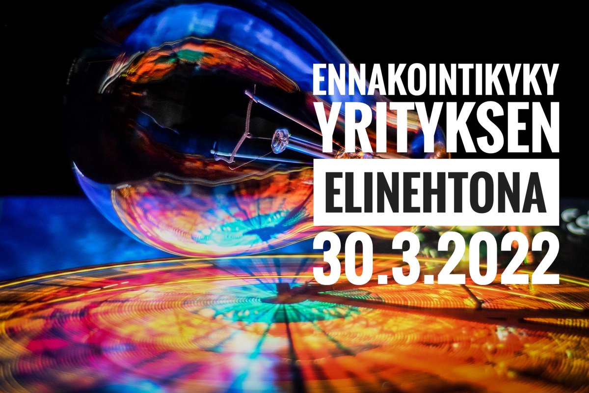 elinvoimak_KAS's tweet photo. Vielä ehdit ennakoida itsesi #webinaari'in Dialogia työelämästä – Ennakointikyky yrityksen elinehtona 30.3.2022 klo 13.30–15.30, TEAMS. Ilmoittaudu 👉 https://t.co/4ut5MTtPZa.
#työ2030 #kaselykeskus #helykeskus #ennakointi #tulevaisuusajattelu #yrittäjyys #dialogiatyöelämästä https://t.co/LuVdCCtYay