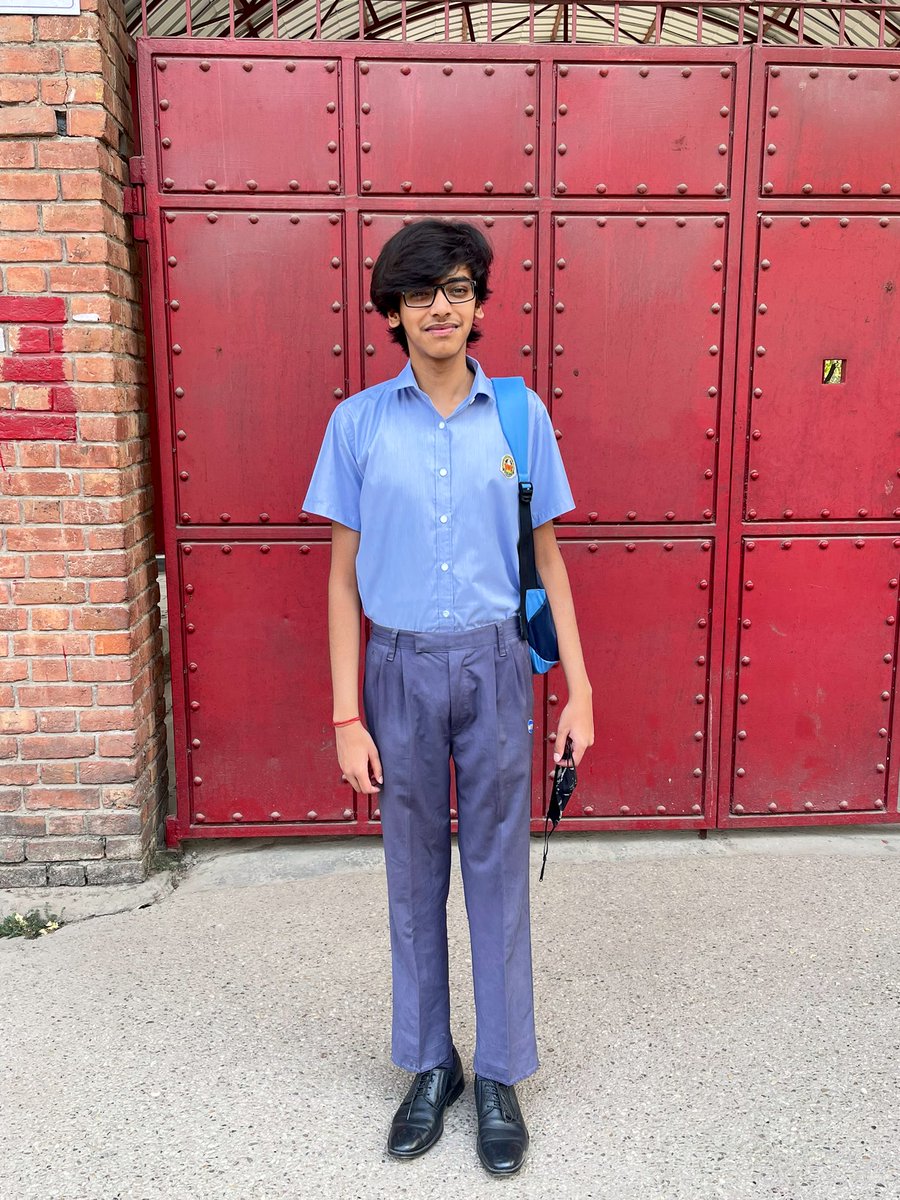12 ladders done, many more to step on to. Appu on last day at his school on March 24, 2022. Miles to go … #SchoolDays #childhood @JyotsnaSahay @13akshatanand