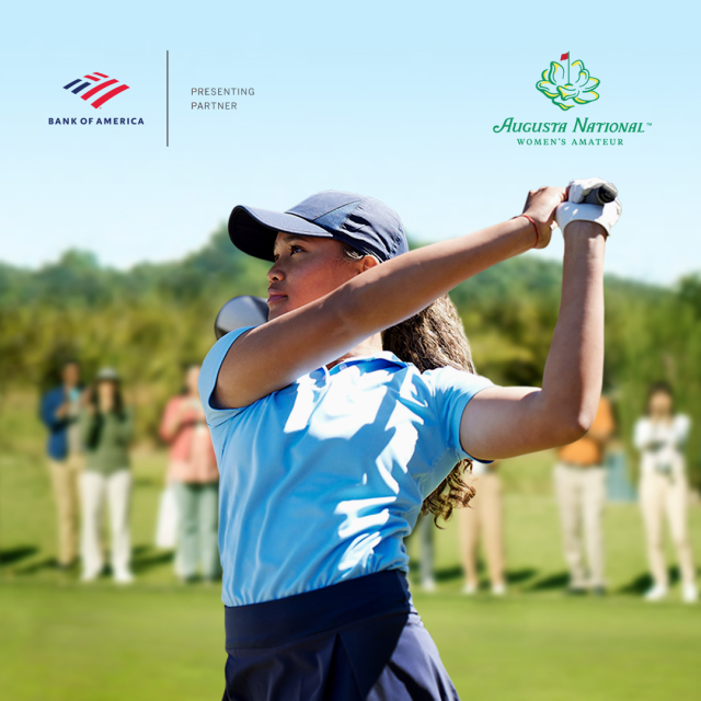 Inspired girls grow up to inspire others. That’s why @BankofAmerica is proud to support the talented women of @anwagolf. Tune in on Sat. 4/2 on @nbcsports and @GolfChannel to experience their greatness on this historic course. #ANWAgolf bit.ly/3L69LaW