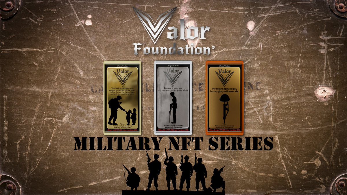 Valor_World's tweet photo. Hero NFTs .1 BNB each. Half to donation wallet, half used to buy and reflect valor to the NFT holders as more are minted. 
Great way to get some valor and make significant contribution directly to donations. 

https://t.co/uezyln6umQ

Open through the browser in MetaMask! https://t.co/BNxOqL4Ae5