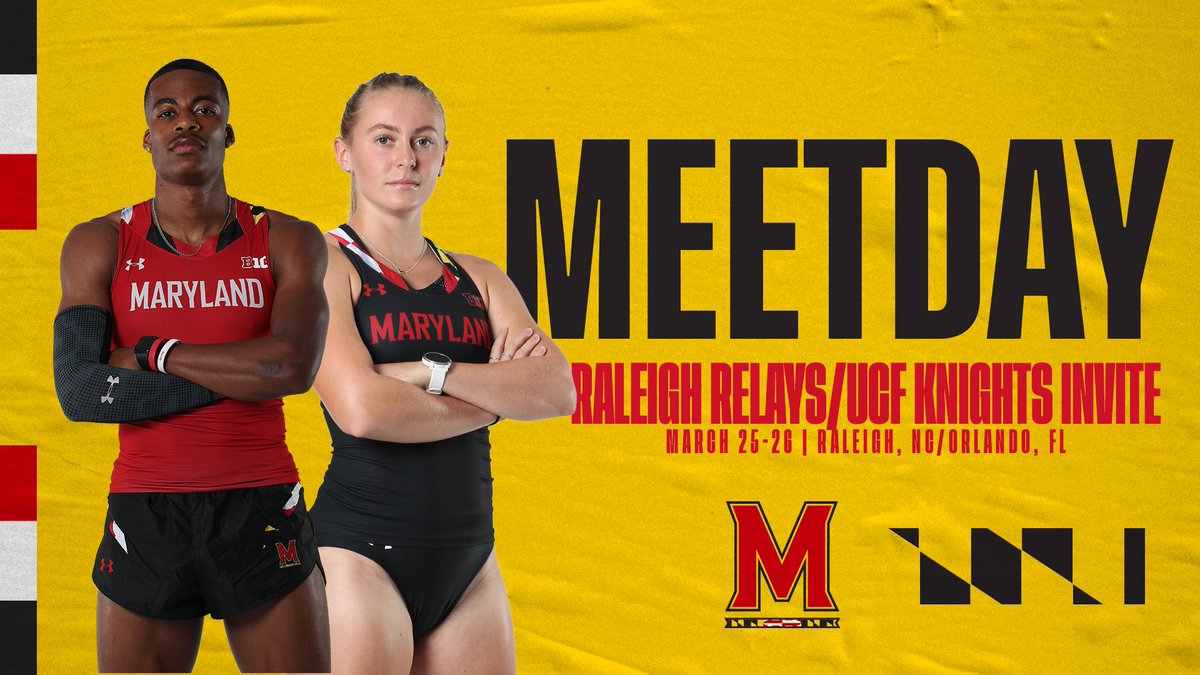 MarylandTrack's tweet photo. 𝕄𝕖𝕖𝕥𝕕𝕒𝕪 ‼️ | Raleigh Relays/UCF Knights Invite

📍| Raleigh, NC/Orlando, FL
⌚️| 10 AM/
📊| https://t.co/S6ZLxuwIvl
📊| https://t.co/PPiCOEF1g1

#KeepUp🐢 https://t.co/Q4dTDgBOS3
