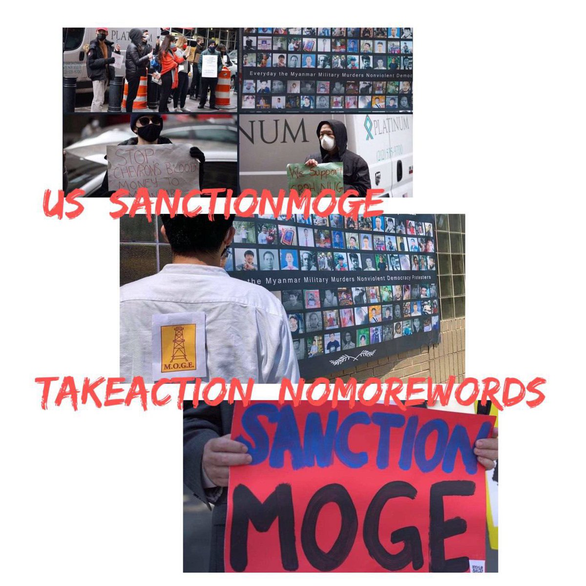 Since Myanmar people have been imposing personal sanctions on military conglomerates &amp; refusing payments to junta,calls are growing for int’l community to #US_SanctionMOGE so that we could put an end to cash flow of junta.