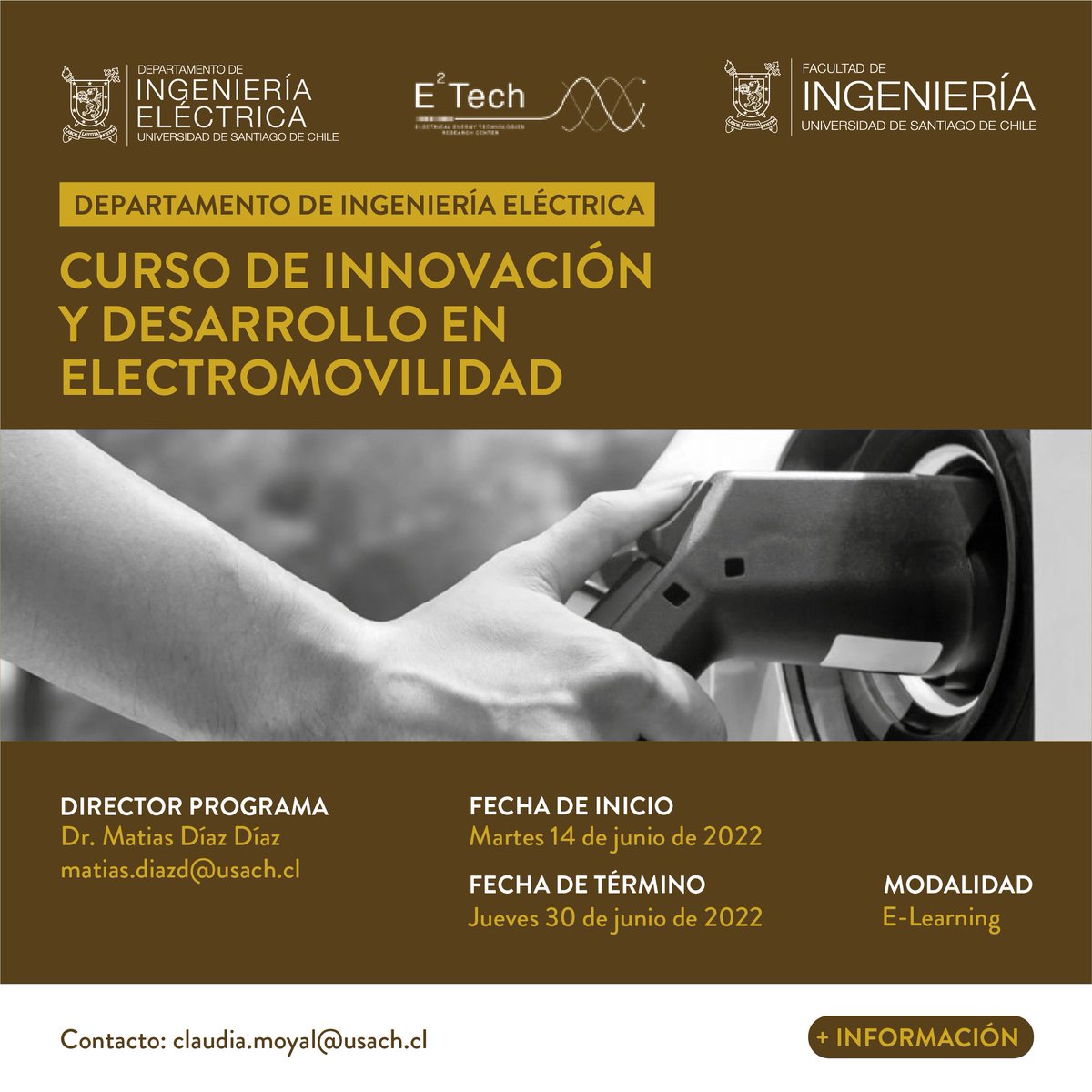 UsachIngenieria's tweet photo. DIPLOMADOS y cursos FING @usach en áreas claves e industrias estratégicas. Hidrógeno, mecánica computacional, obras civiles, ciberseguridad, ciencia de datos, electromovilidad y más. Solicita información en los mails de contacto @vimeusach https://t.co/wVcj2jYHQ4