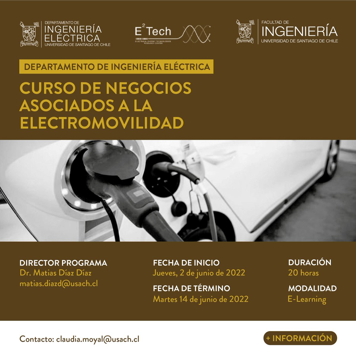UsachIngenieria's tweet photo. DIPLOMADOS y cursos FING @usach en áreas claves e industrias estratégicas. Hidrógeno, mecánica computacional, obras civiles, ciberseguridad, ciencia de datos, electromovilidad y más. Solicita información en los mails de contacto @vimeusach https://t.co/wVcj2jYHQ4