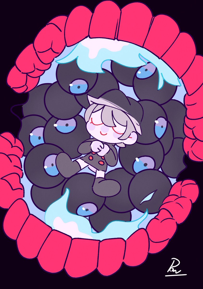 「おやすみ 
#skullgirls 」|🔪水鉄砲_mizu✂️のイラスト
