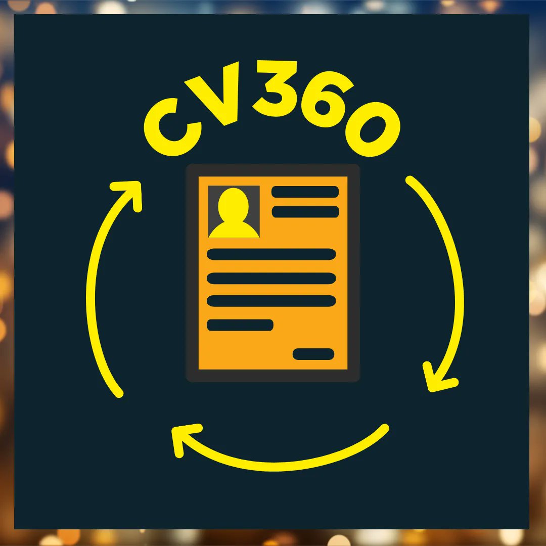 For a 360 degree CV check up, go to the YFP portal and choose CV360 from the Resources list. Get your score based on how good your CV is from a recruiter's perspective - and make sure you use CV360 BEFORE you send it to potential employers! buff.ly/36IaTT8
