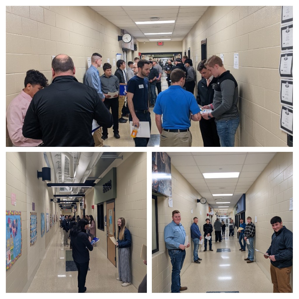 MillstreamCC's tweet photo. So awesome to hear local employers #createconnections with our A block @MillstreamCC students at today's reverse job fair. Excited to see what our seniors students do this afternoon. #theSTREAM #reversejobfair #corevalue1 https://t.co/0WeB7bvjVP