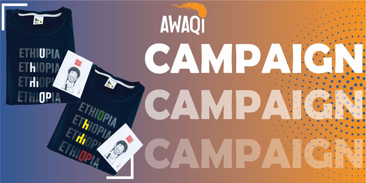 awaqiethiopia's tweet photo. Free Giveaway Alert 👑
1️⃣ Like this post 
2️⃣ Retweet with a #awaqiethiopia 
3️⃣ Tag a friend that will get a free T-shirt with you!
There will be 3 random winners and a total of 6 GIVEAWAYS! Requirement: Both have to follow our Twitter! winners will be announced Friday, April 1✌️ https://t.co/9CjjsAmX1G