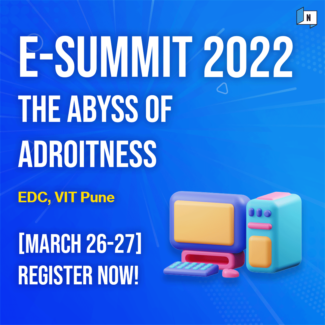 noticebard's tweet photo. Registrations are open for E-Summit 2022- The Abyss of Adroitness by EDC VIT Pune on 26-27 March 2022.

Register now: https://t.co/UuGwo4cJVg

#esummit #esummit2022 #edcvitpune #vitpune #ecell #ecellvitpune #registernow #march #entrepreneur #entrepreneurial #growth #noticebard https://t.co/HvFu6bD6uD