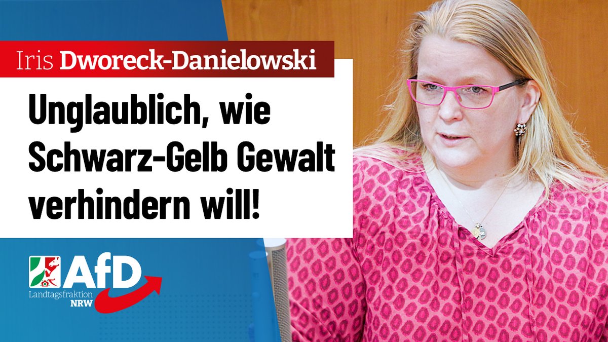 Bis heute feiert sich die Politik für eine Präventionsmaßnahme gegen häusliche Gewalt, welche die Betroffenen gar nicht kennen. #AfD #LtNRW 

🎬 @Iris_AfD_MdL über ‚geheime Codewörter‘:  youtu.be/h9oAltdWIEY