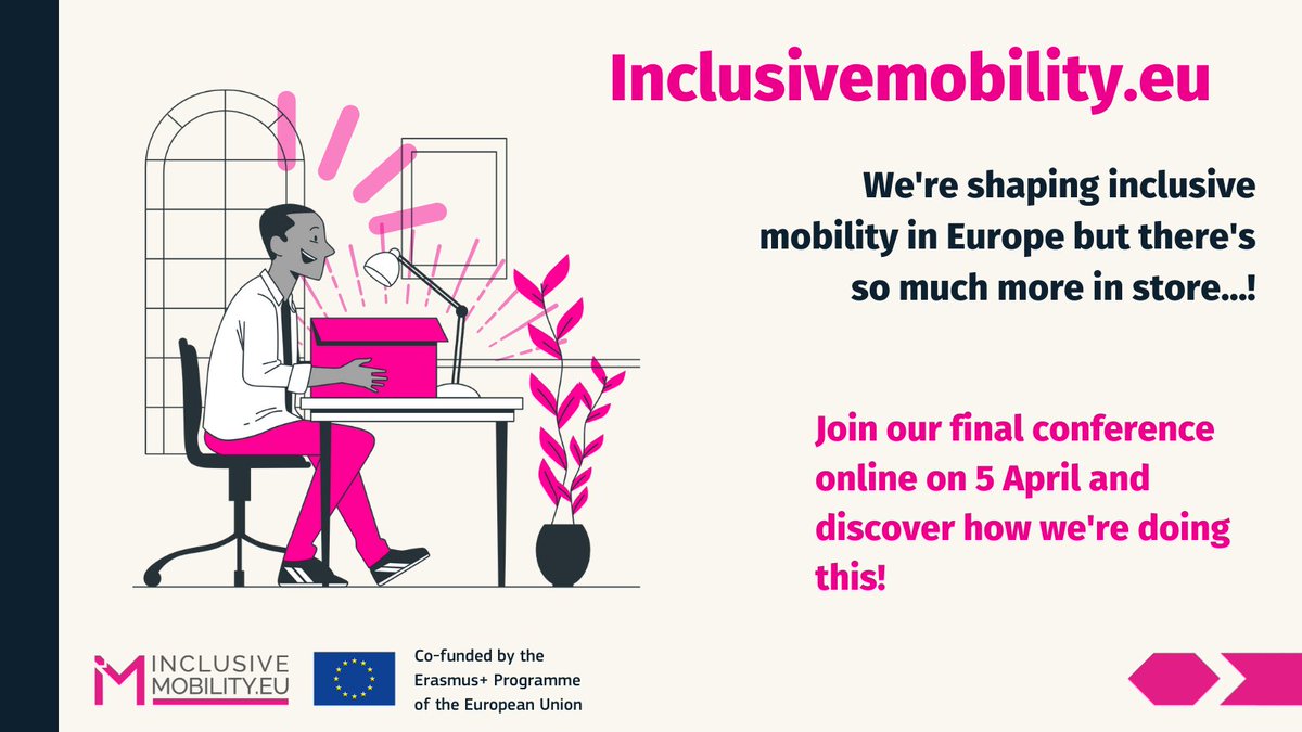 We are shaping #InclusiveMobility in Europe!

#PLAR4SIMP made the inclusivemobility.eu platform a key tool for students with fewer opportunities.

We will tell the story of how this came to be in the online final conference of 5 April 2022!

Register ➡️ bit.ly/35TvZgZ