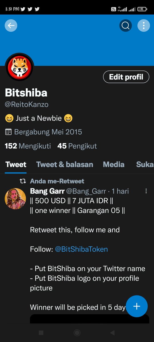 ReitoKanzo's tweet photo. @Bang_Garr @BitShibaToken Done @Bang_Garr @BitShibaToken https://t.co/lX0ZxX9uwU