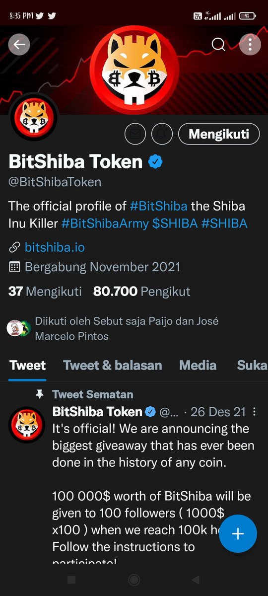 ReitoKanzo's tweet photo. @Bang_Garr @BitShibaToken Done @Bang_Garr @BitShibaToken https://t.co/lX0ZxX9uwU