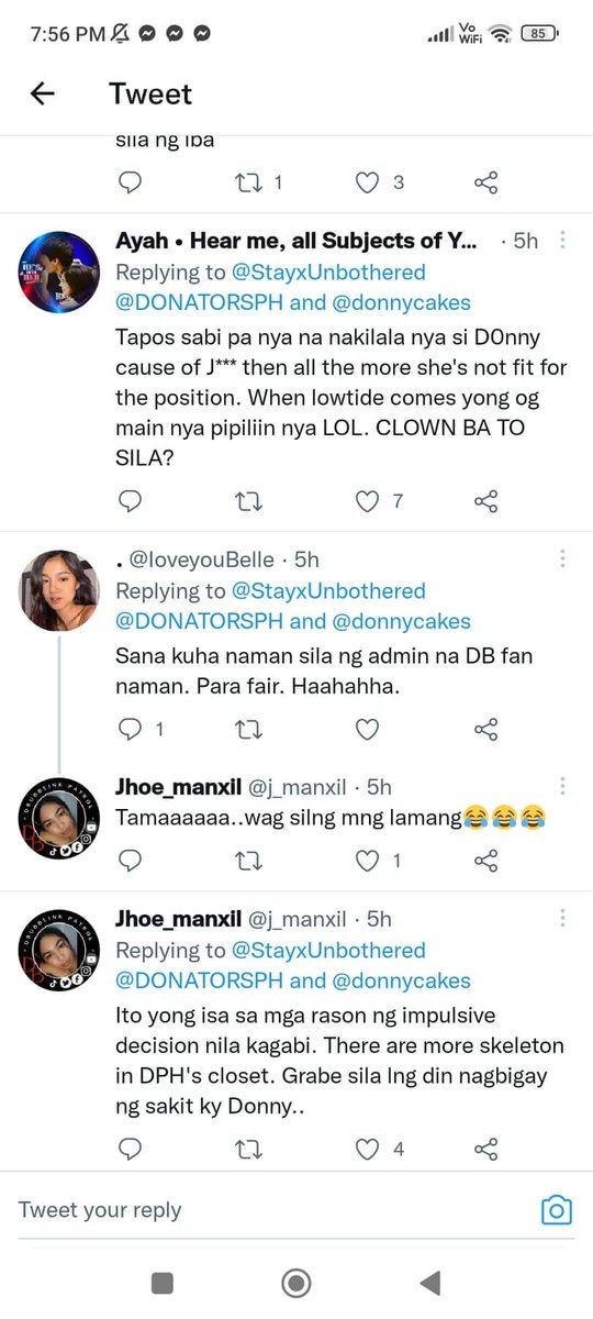 rupokforjanina's tweet photo. @DBestbondelle Hindi naman ako magsasalita kung wala talaga. Trolls or not, issue nyo yan. Wala kaming kinalaman diyan. Wala kaming nakukuha/makukuhang benefit from rhickie or even any commu wt her anymore. https://t.co/3EsV6tXh4o