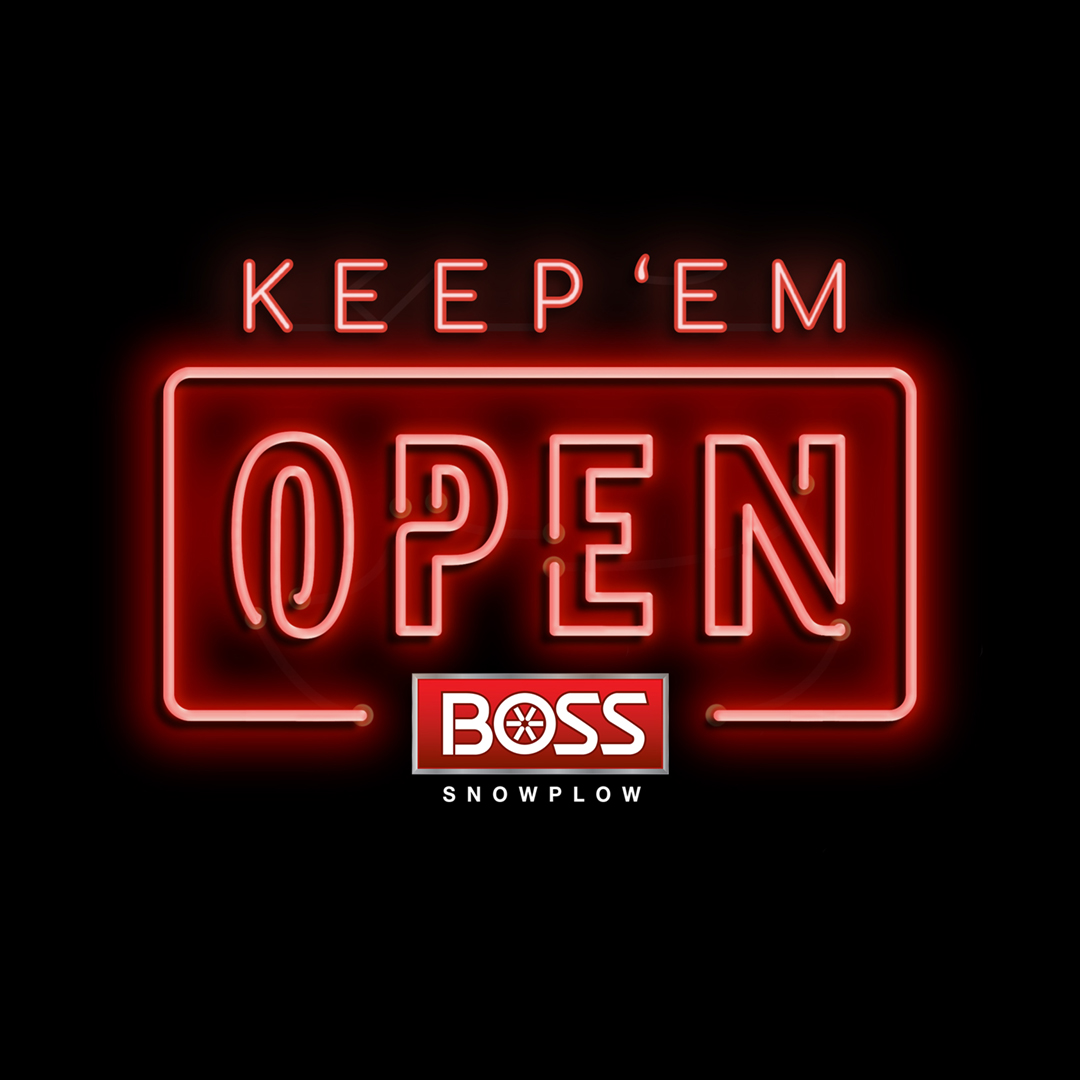 BOSSSnowplows's tweet photo. Winter is not over here at the BOSS headquarters. This week our community battled an ice storm followed up by more snow! BOSS plows were out keeping our community open for business! #KeepEmOpen #BOSSRestoreOrder https://t.co/f15zg87CVU