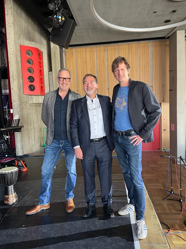 Unsere ersten Gäste Thilo Wolf (links), Andreas Fürsattel (Mitte) und Bernd Beisse (rechts) sind eingetroffen! <a href="/48koenige/">48koenige</a>