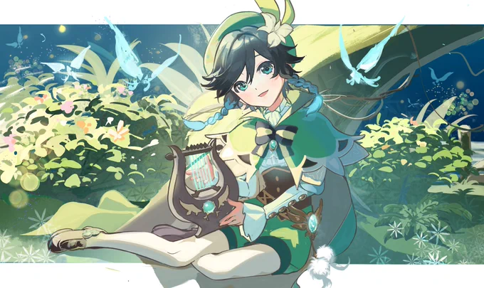 #ウェンティ #原神 #venti 
🦋🟩 