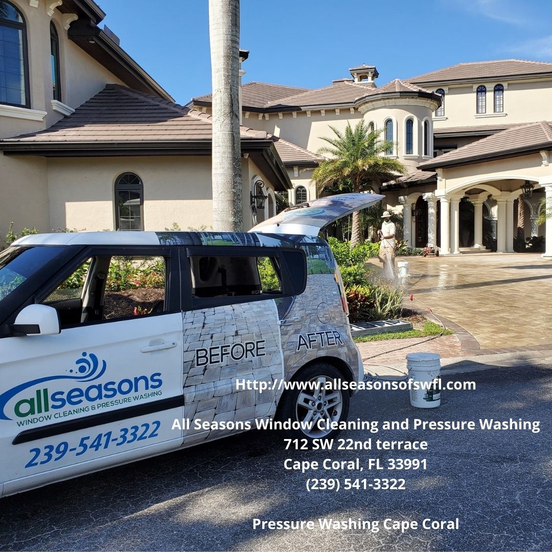 Pressure Washing Cape Coral All Seasons Window Cleaning and