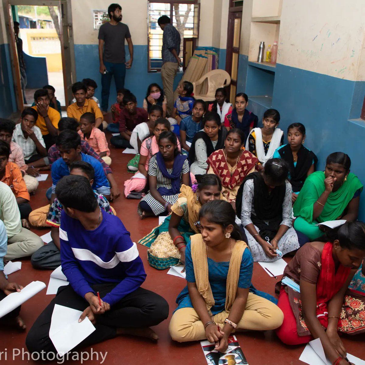 vazhai's tweet photo. We conducted a career guidance event for Vazhai kids who are currently in standards 9-12 at Annamuthu mandapam, Anandhapuram on 20-03-2022.

Dr. Govindan from TNSF preceded over as the expert who walked through various future opportunities with the kids. https://t.co/wH90Pr7Snb