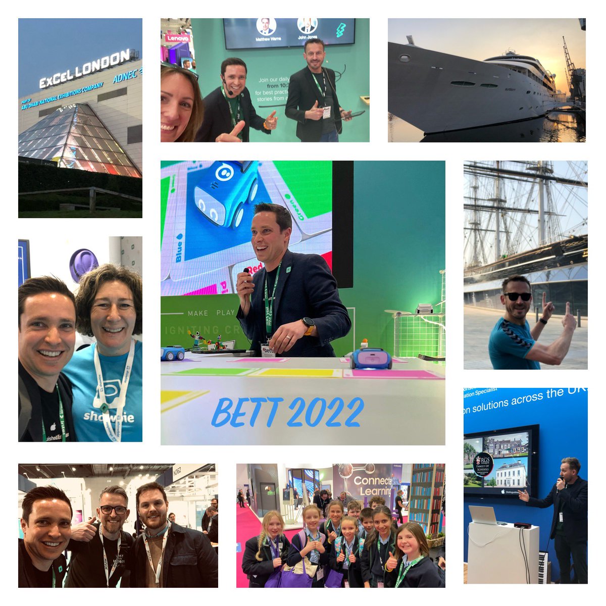 #Bett2020 you have been awesome 👏 
Amazing to reconnect with so many incredible educators who are making a small dent in the universe! 
Let’s get back to building a community ! 
Thanks to @CreativeHutEdu @sphero @AlbionComputers @JamfSoftware @trilbytv @mrjones_EDU @efaulkneruk