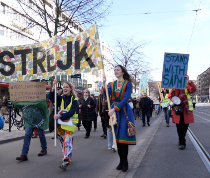 Global Climate Strike Göteborg #StandwithSapmi #NoMineInGallok #FridaysForFuture