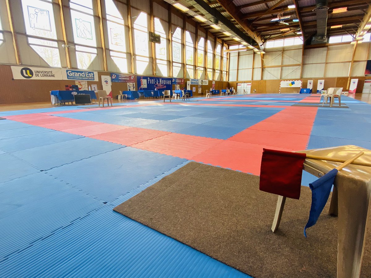 Le <a href="/SportUNancyMetz/">Ligue Grand Est FFSU - Nancy-Metz</a> prêt à accueillir 150 étudiants pour les #CFUKaraté ce week-end à #PontàMousson ! 
<a href="/henry_lemoine/">Henry Lemoine</a> @Departement54 <a href="/regiongrandest/">Région Grand Est</a> <a href="/Univ_Lorraine/">Lorraine</a> <a href="/ffkarate/">FFKaraté</a> <a href="/LaMGEL/">La MGEL</a> <a href="/lestrepublicain/">L'Est Républicain</a> <a href="/lerepu/">Le Républicain Lorrain</a> <a href="/Hebdo_LaSemaine/">La Semaine</a> <a href="/F3Lorraine/">France 3 Lorraine</a> <a href="/partagetonsport/">CROS Grand Est</a> <a href="/54Cdos/">CDOS 54</a>