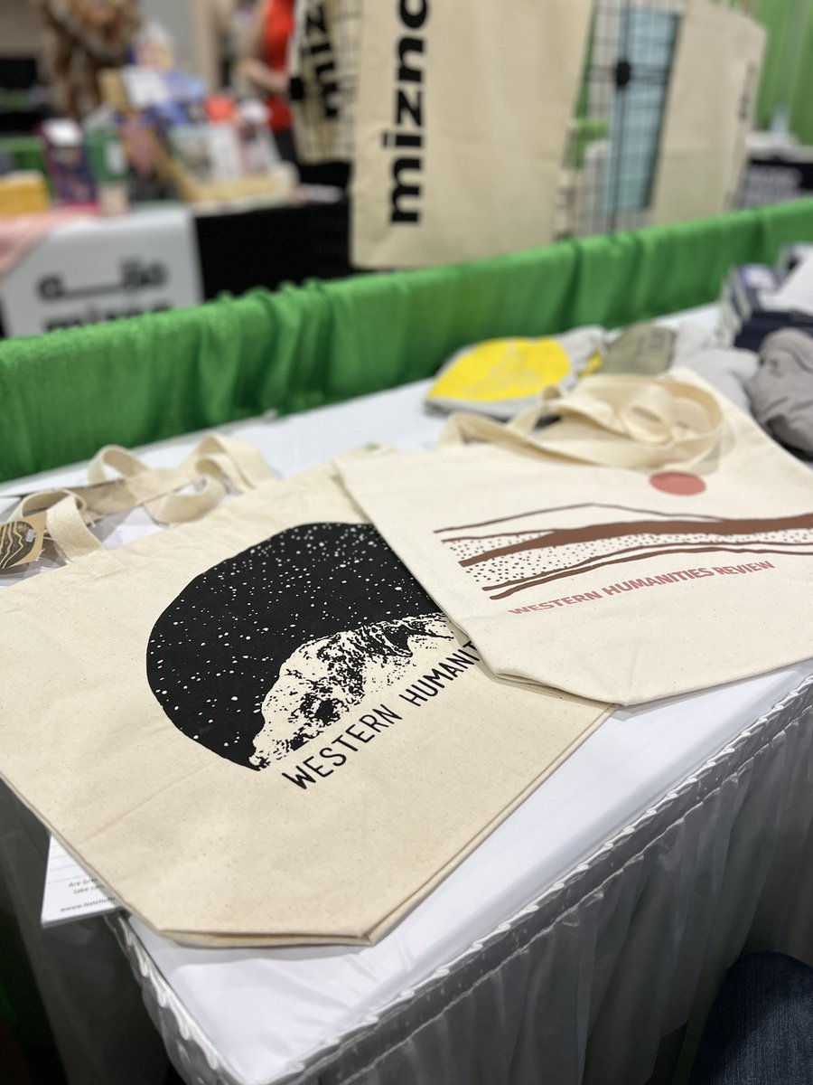WH_Review's tweet image. Book fair Day #2 at #AWP22! Only 5 of each tote remains! High quality, beautiful art, and made of recycled cotton canvas. Come grab one at table #358. Just $15!