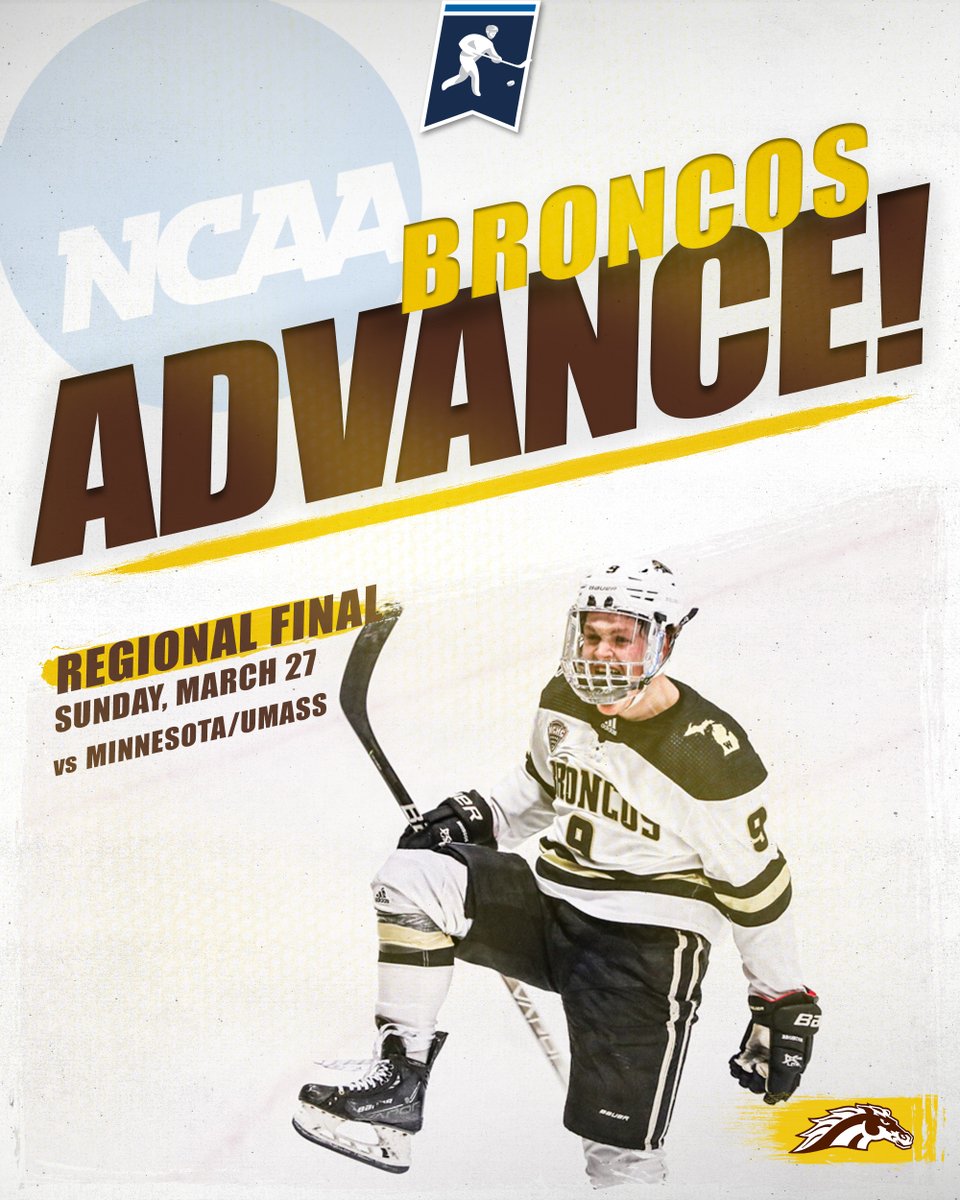 WMUHockey's tweet photo. SURVIVE AND ADVANCE!

#LetsRide // #NCAAHockey https://t.co/y03Zy5pM7a