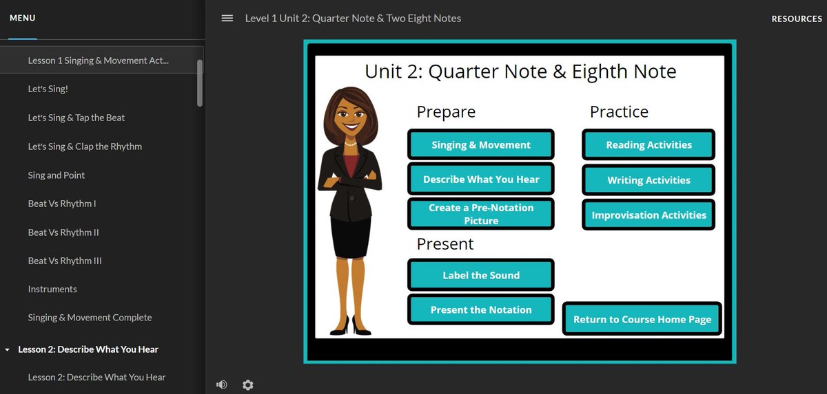 SoundthinkingL's tweet image. Hello Sound Thinkers!
We're excited to roll out an update for the Level 1 Curriculum!

You can see the new updates here!
soundthinkinginteractive.com/courses/

Just like Kindergarten, every unit in Level 1 has been compiled with better Navigation and Graphic Design.