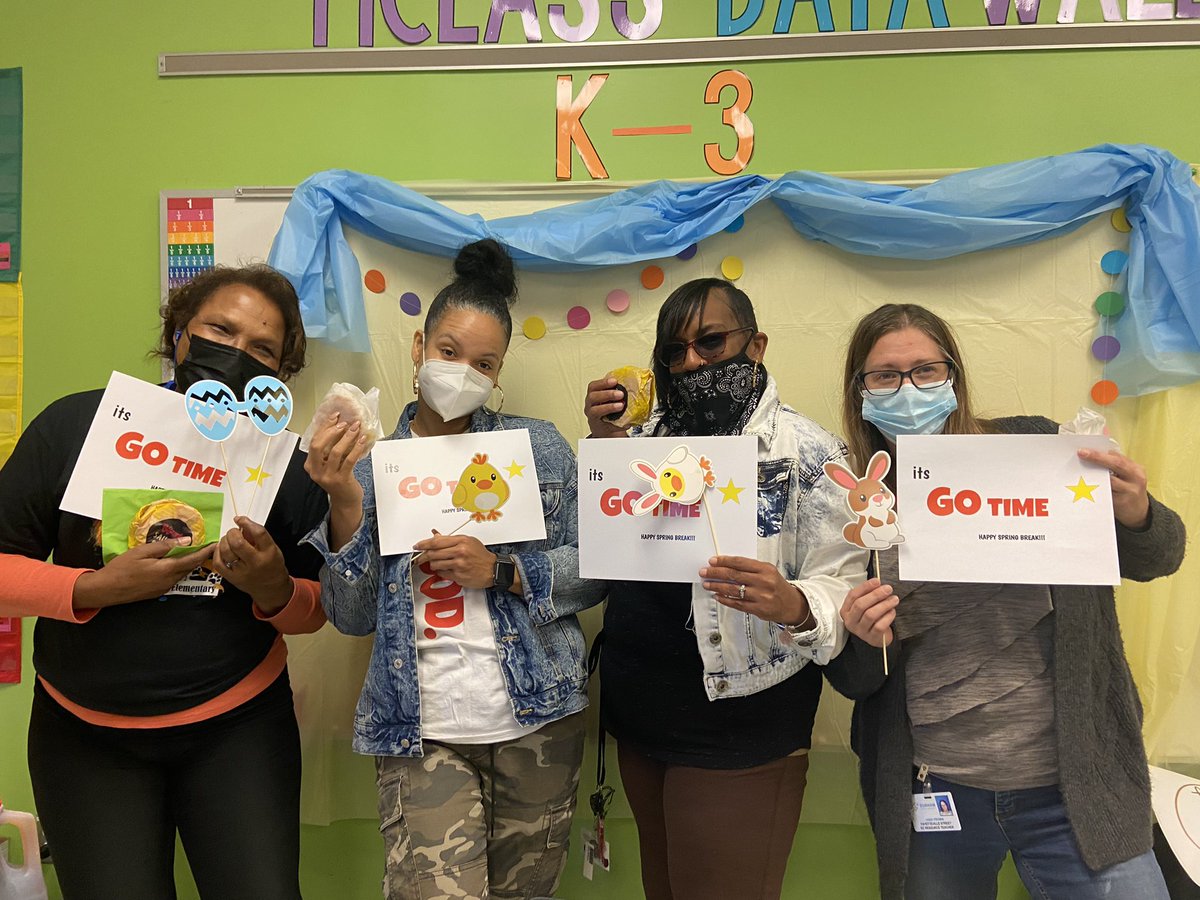 "It's GO time" &amp; "Taco bout a spring break"! Celebrating with K-2 teachers as they prepare to enjoy SPRING BREAK in PLC's  #weareDPS #lionpride <a href="/FayStreetElem/">Fayetteville Street Elementary School</a>