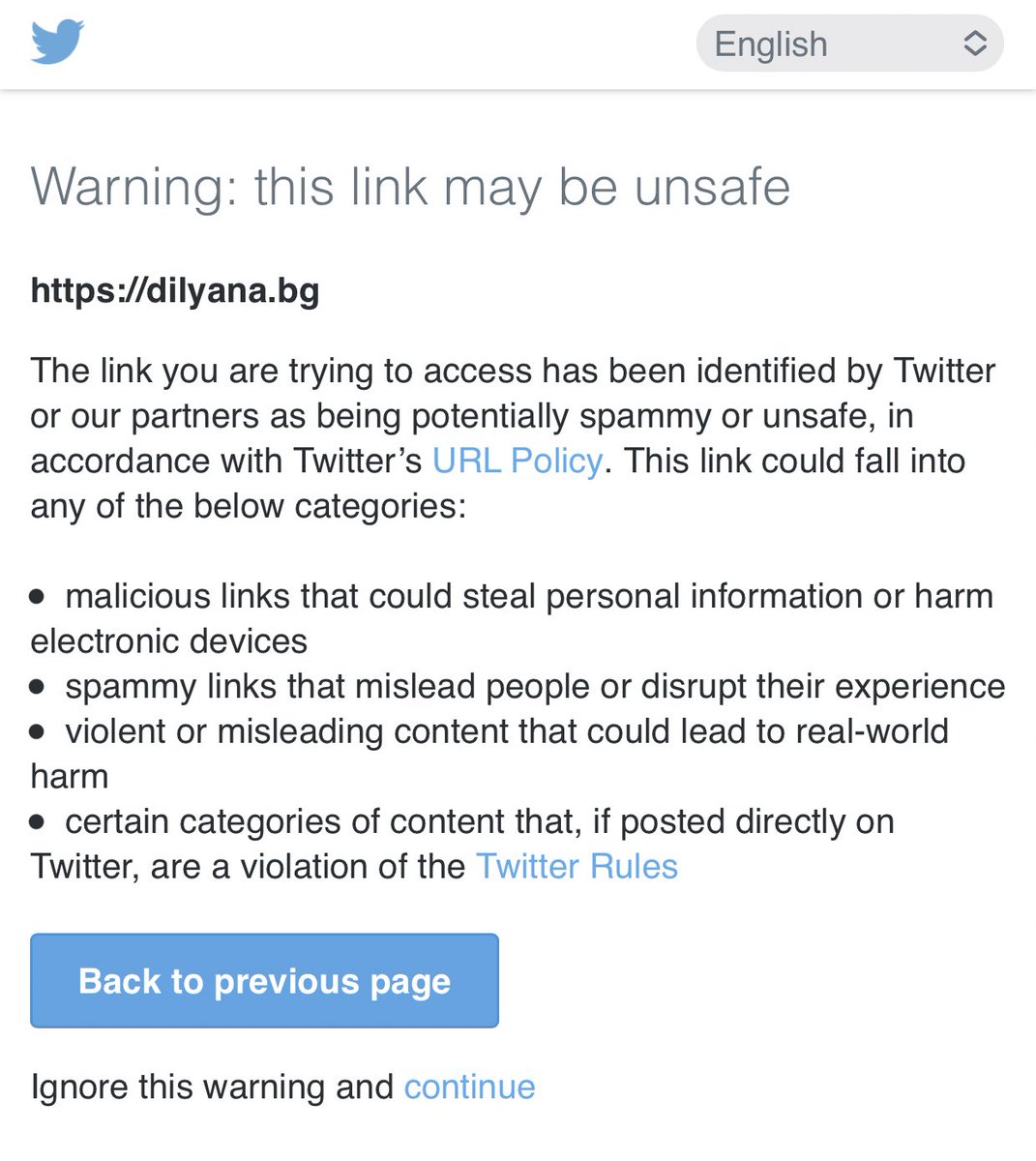 First they sent “fact-checkers” after her but they couldn’t challenge a single fact. Then her site came under DDoS attack. Now Twitter is warning that her website is “unsafe.” The powers that be don’t want to you read @dgaytandzhieva’s work, which means you should.