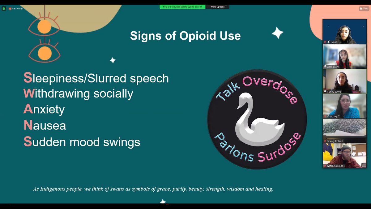 TalkOverdose's tweet photo. Thanks to @NANComms for having us at their Community Wellness Virtual Symposium. #opioids #stigma #TalkOverdose https://t.co/eMTfBHaWTt