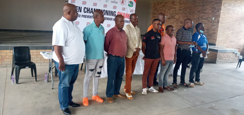 TakuwaniRiime's tweet photo. DR. R.S.M District #MenSector top 6 launch at the prevention of #GBV dialogue in the North West Province. #MenChampioningChange https://t.co/EqtKPQkPJP