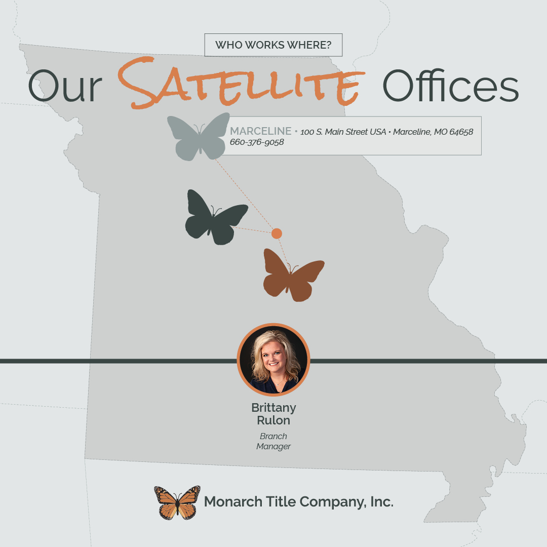 MonarchTitleCO's tweet image. Our fourth office is located in Marceline, MO! Brittany warms our entire office with her presence and goes above and beyond for her customers!