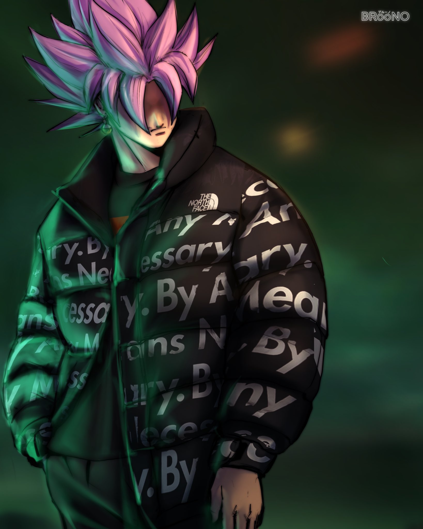 Hood Goku , Drip Goku HD phone wallpaper