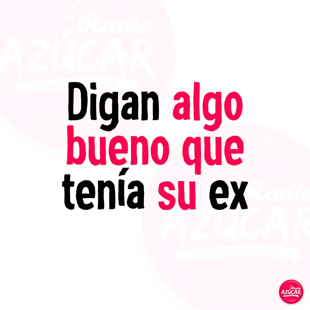 🤭 Cuenten algo bueno que tiene su ex...

Endulzamos tus días por todas nuestras frecuencias, App Radio Azúcar FM y radioazucar.cl 📻💻📱

📱WhatsApp +56963756000
📡 Teléfono 227976880

#felicidad #preguntasrespuestas #radio #fm #musicatropical