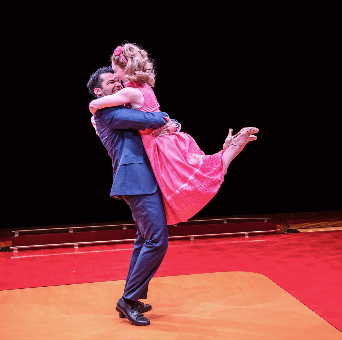 arenastage's tweet photo. Brenda Strong, RN (aka actress @Hayley_Podschun) is taking over our Instagram account tomorrow! Head over to https://t.co/dJ0qnvFZ3L for an inside look behind the scenes at “Catch Me If You Can.” #arenaCATCHME #Takeover

Photo of @CTthompson &amp; @Hayley_Podschun by Margot Schulman. https://t.co/YqdU7q1m0G