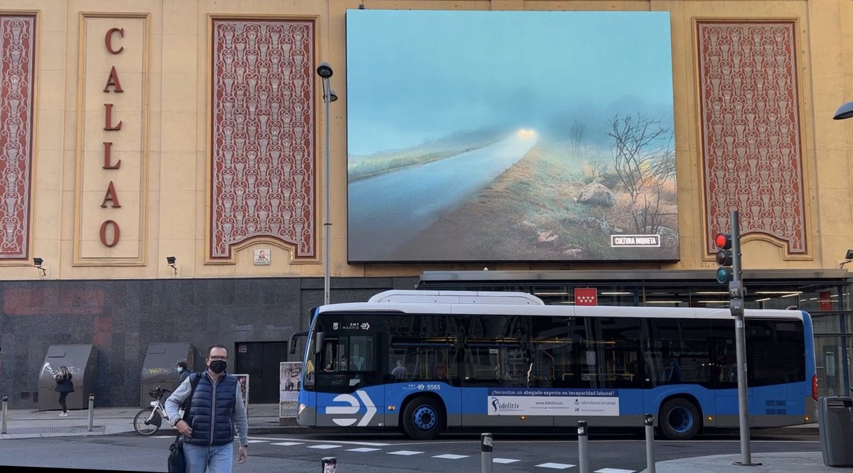 Excited to have my photography work exhibited in the Plaza de Callao, Madrid for the whole month.