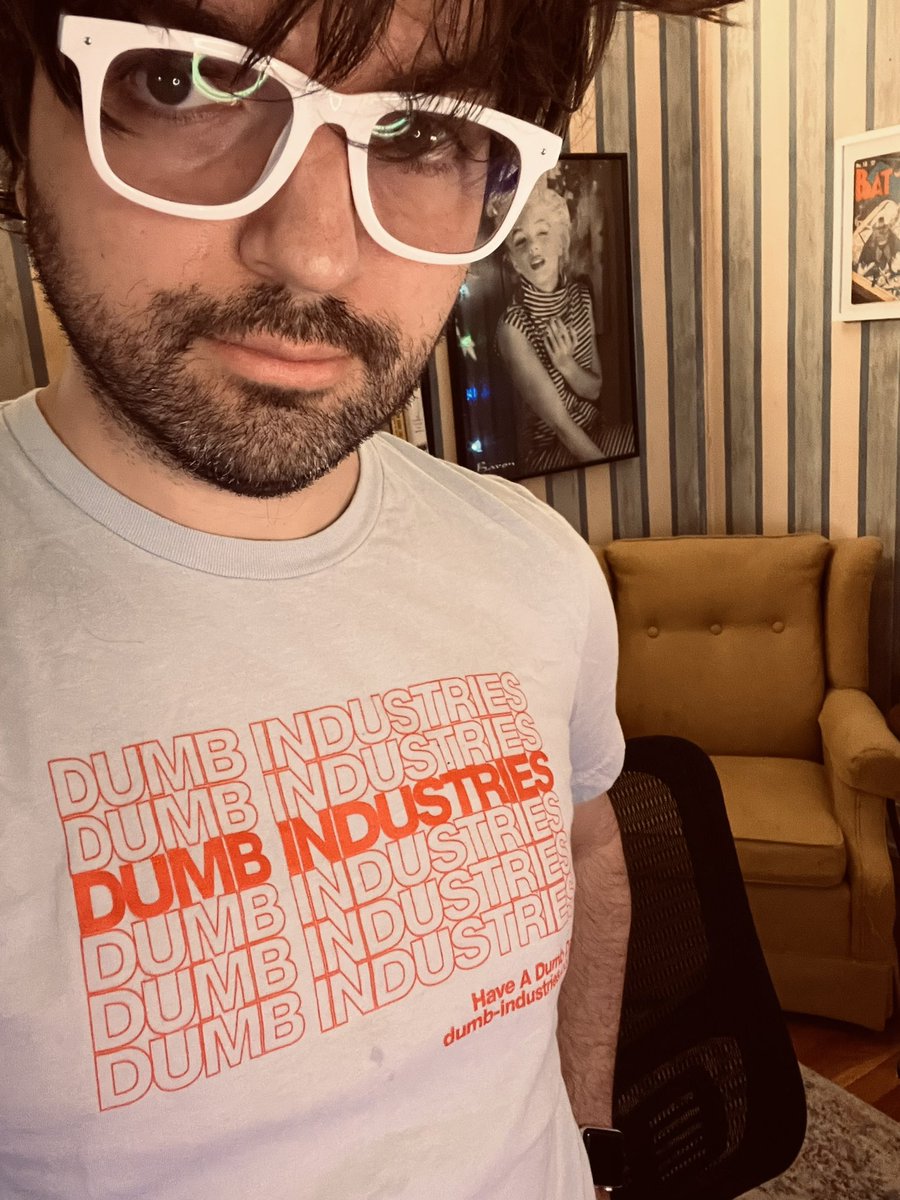 CSGersbeck's tweet photo. Happy #DumbFriday my beloved Dummies! Get free shipping on the entire Dumb Industries store ALL WEEKEND! Discount automatically applied at checkout.
https://t.co/tGQxi3634r https://t.co/xNdnNwnu0t