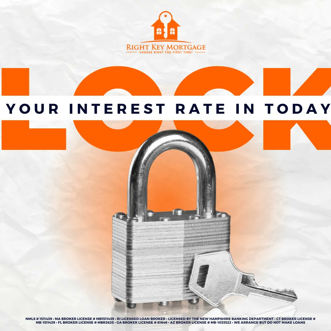Dear realtor, did you know that your client can lock their rate and still shop around? Right Key Mortgage has the best programs, so you don't need to wait until the rates are higher! Reach out today, and let's start working together!