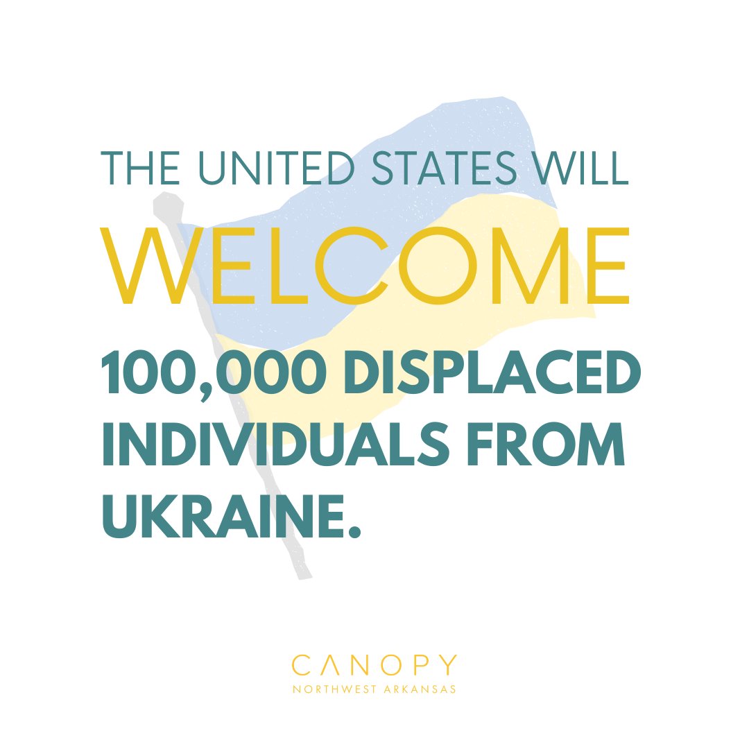 As we navigate the possibility of Ukrainian resettlement locally, Canopy will continue to welcome those who have waited years to find safety &amp; begin new lives. We're grateful for this decision &amp; look forward to continued growth in US resettlement.
Read 👉 ow.ly/qwTM50IsA9g