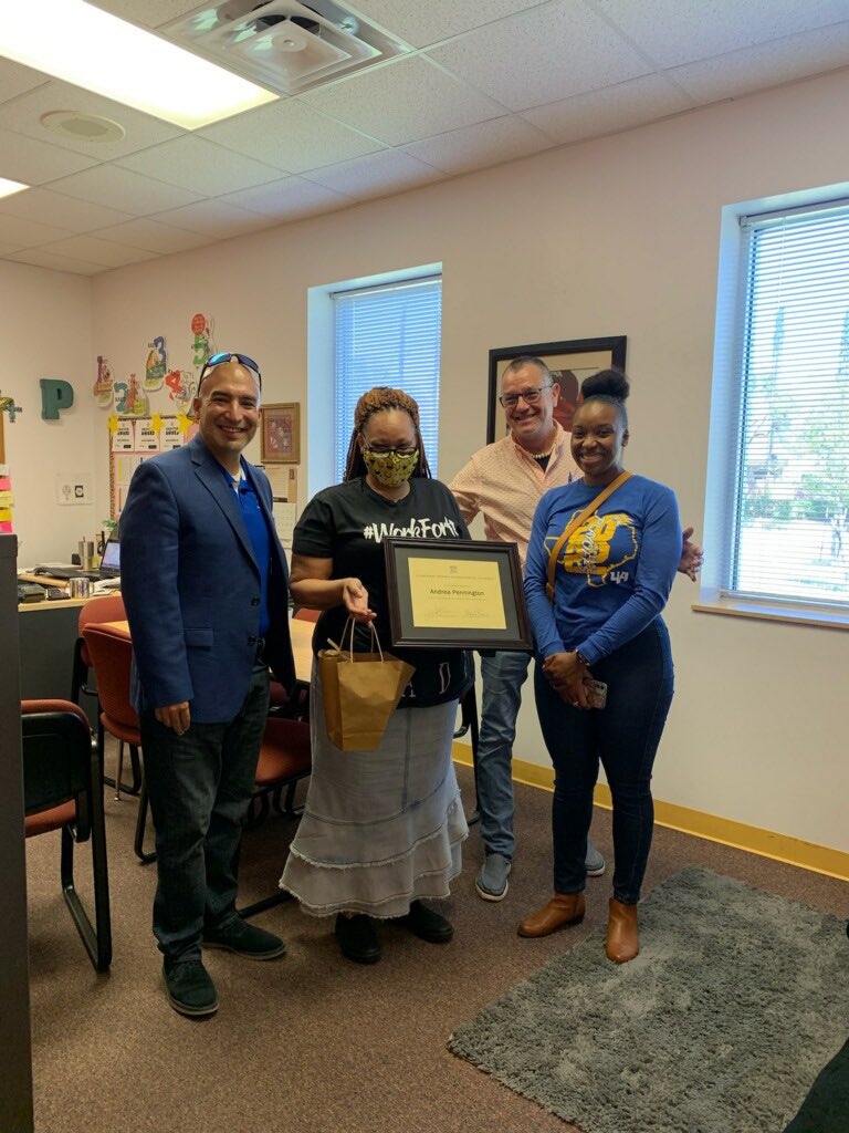 Congratulations to our very own Denise Pennington for being named HISD’s Magnet Coordinator of the Month! @HISDChoice