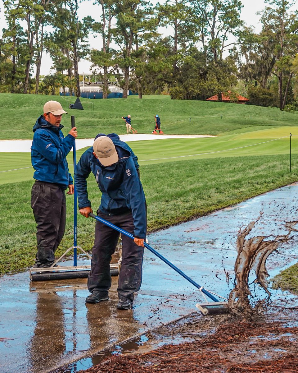 THEPLAYERS's tweet image. This crew 💯

There aren’t enough words to say how thankful we are for our agronomy team.