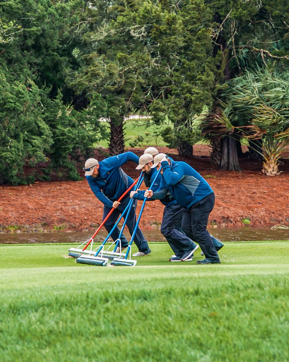 THEPLAYERS's tweet image. This crew 💯

There aren’t enough words to say how thankful we are for our agronomy team.