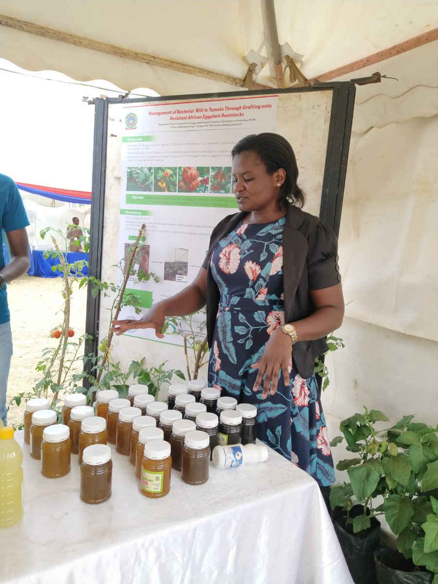 Much appreciation to Dennis, Margaret and Winnie for showcasing some of JKUAT's Innovations on Cactus, Sorghum Syrup, Baobab and Tomato KCSAP at the Kiambu County Youth Innovation &amp; Entrepreneurship week <a href="/WinnieNyonje/">Winnie Nyonje</a> <a href="/_Dennis_Yegon/">Yegon DK</a> <a href="/kcsap_project/">KCSAP Project</a> <a href="/BioInnovate/">BioInnovate Africa</a> <a href="/DiscoverJKUAT/">Discover JKUAT</a>