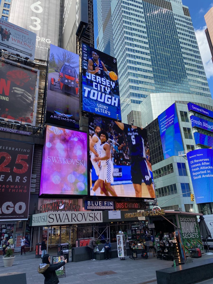 If you can make it here, you’ll make it anywhere! Let’s go Peacocks!