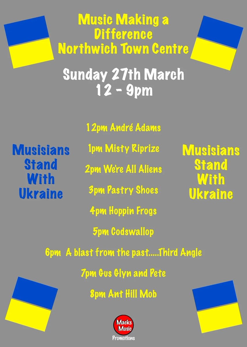 TracyJaneadams2's tweet photo. @hartfordCofE 

André will be performing with other local musicians this Sunday. Raising funds and making a difference in Northwich Town Centre. https://t.co/DHunQ89meo