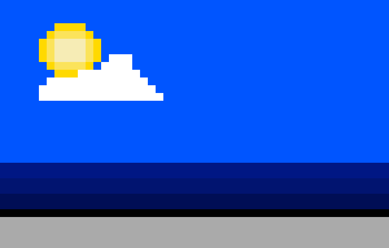 ChibiBrawler's tweet photo. Pixel art (Sunny Day) https://t.co/f3xqsWVkPy