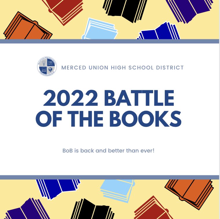 LHSBook_Club's tweet photo. Battle of the Books is here! 😬 Ready your minds, bring your Book Club Shirts, and we’ll see you all at El Capitan HS this afternoon! 🥳

The Wolfpack is ready for the first fully in person book knowledge showdown since 2020!! 💜🐺💛 Good luck to all other #muhsd teams!! https://t.co/MJdZH1POXb