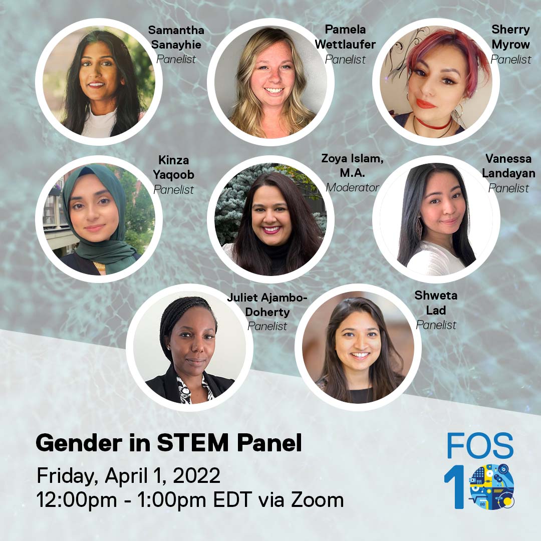 Join us on Friday, April 1st from 12 - 1 pm for a virtual panel event on #GenderEquality in STEM! Listen to current and former #RyersonScience students speak about how we can make our faculty more inclusive for ALL women. Register: bit.ly/GenderInSTEMpa…